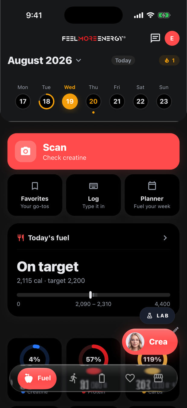 The Fuel app on a subscriber's phone